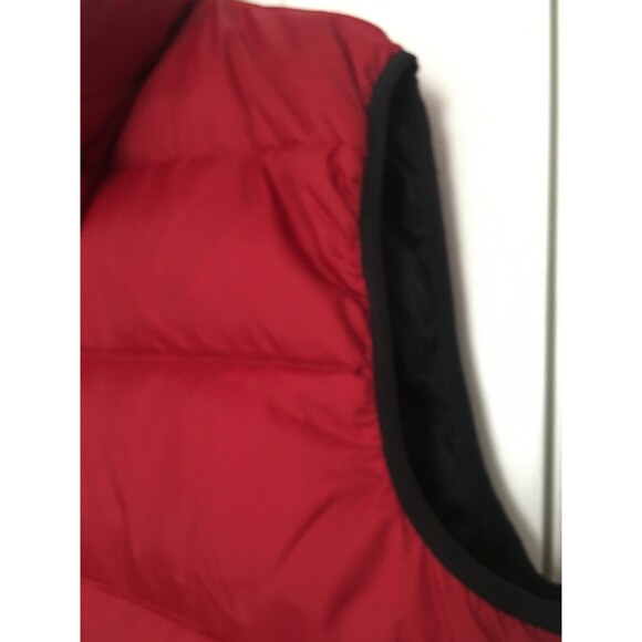 Op Men's Burgundy Athletic Full Zip Puffer Vest Jacket Lined Size XL - Picture 9 of 11